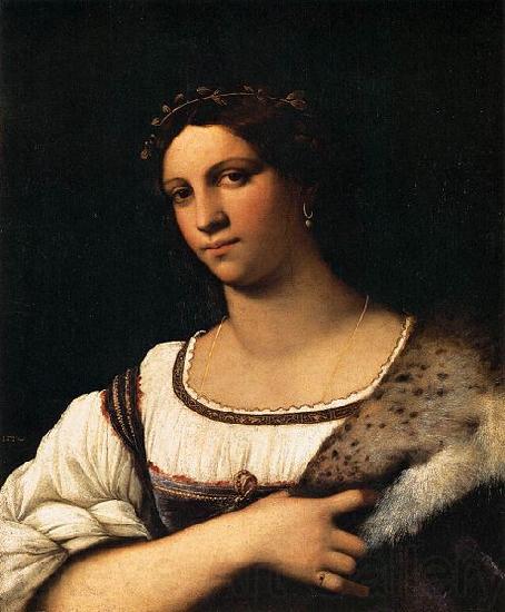 Sebastiano del Piombo Portrait of a Woman Norge oil painting art